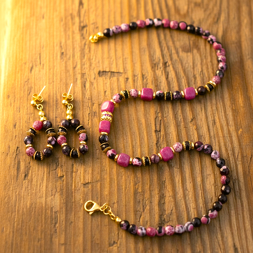 Artisan Bold Contrast Duo - Onyx Noir & Plaqué Or 18K