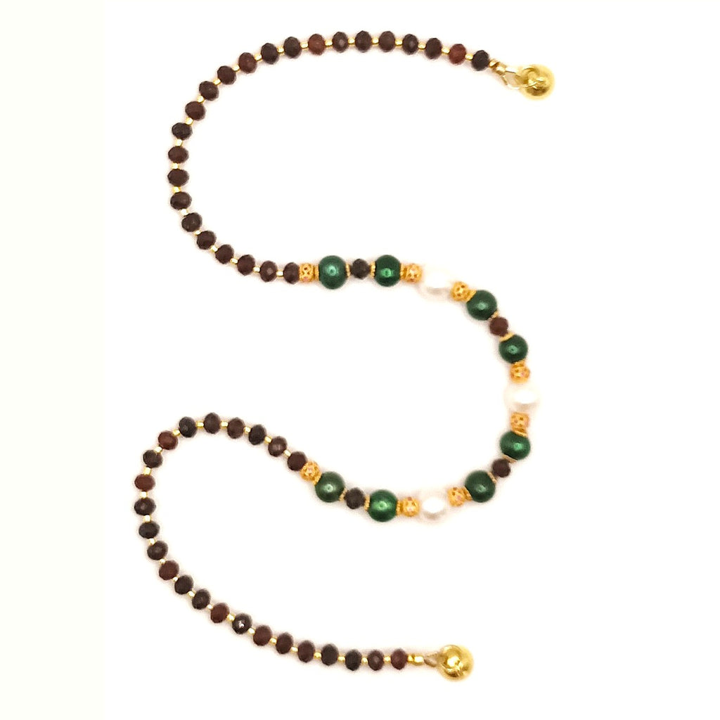 Eternal Velvet Collier - Grenat & Argent S925