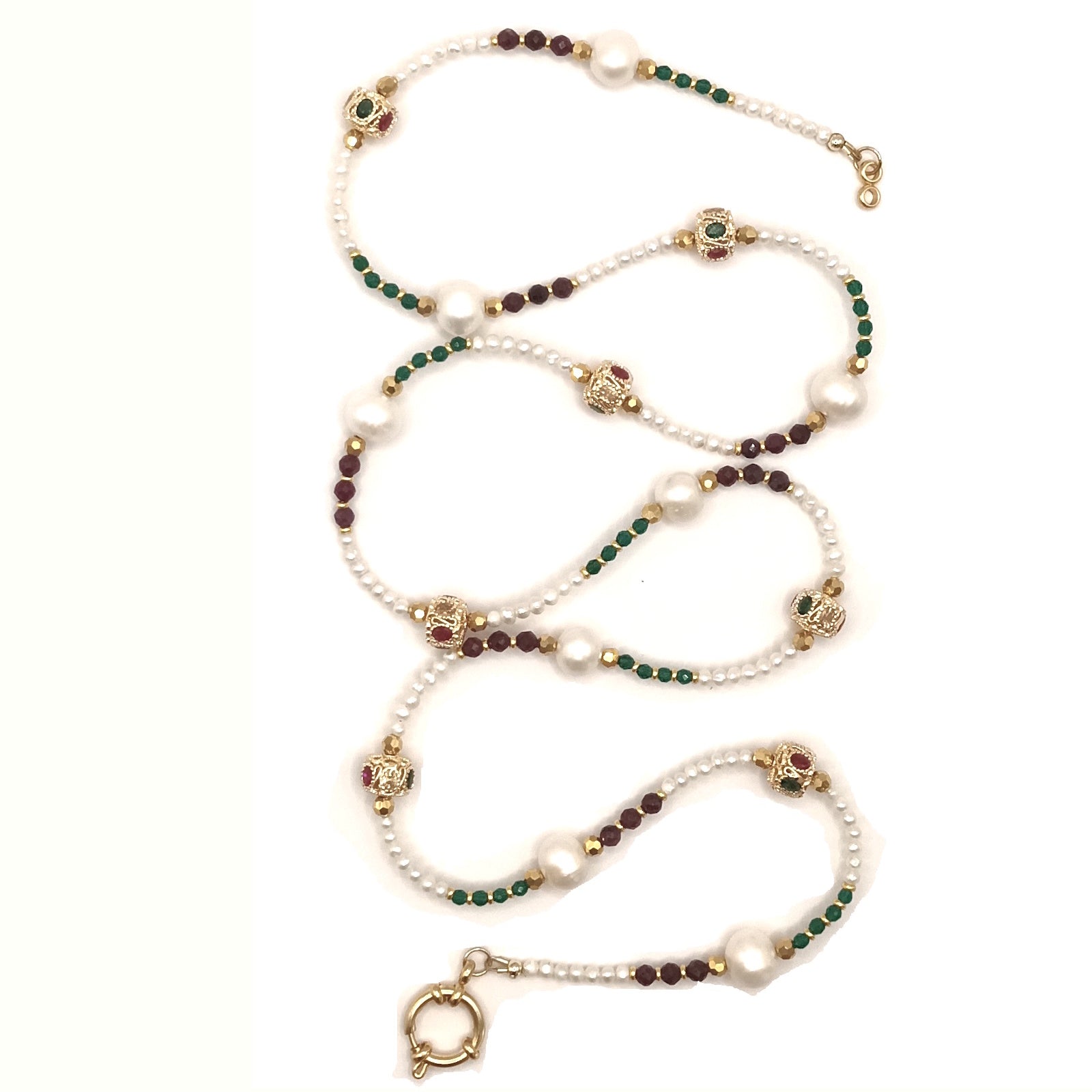 Royal Opera - Rubis & Plaqué Or 18K