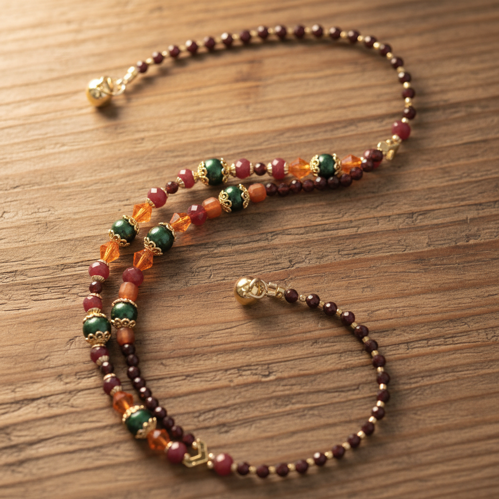 Garnet & Red Agate - Pierres Naturelles & Argent S925