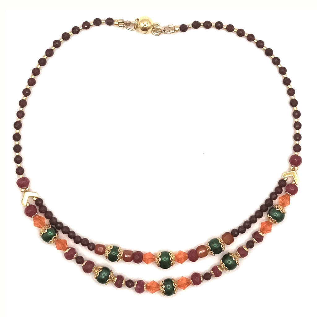 Garnet & Red Agate - Pierres Naturelles & Argent S925
