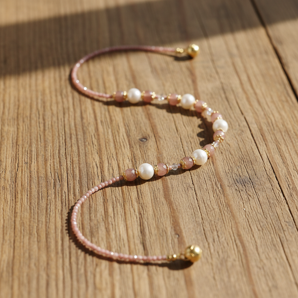 Douceur De Rose - Rhodonite & Argent S925