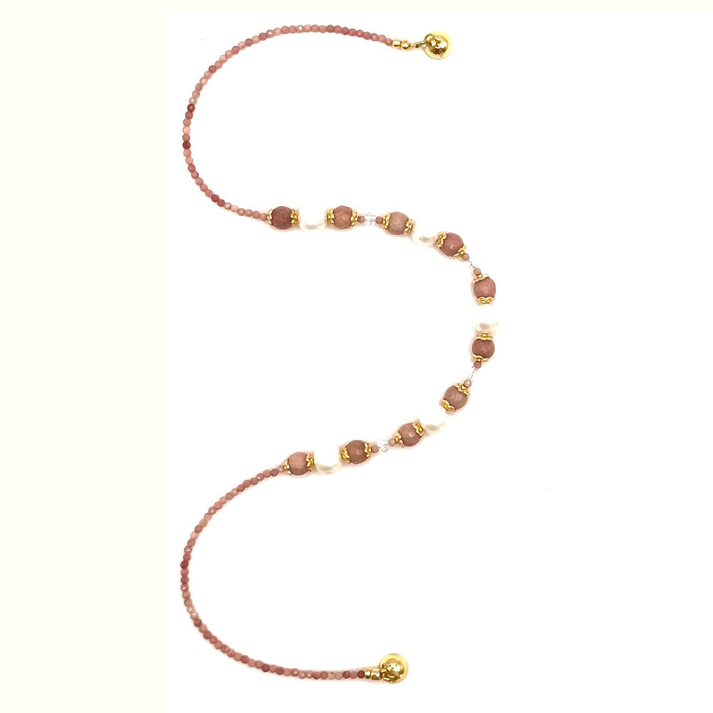 Douceur De Rose - Rhodonite & Argent S925