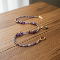 Mineral Harmony - Fluorite & Plaqué Or 18K