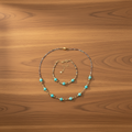 Azure Radiance - Howlite Turquoise & Plaqué Or