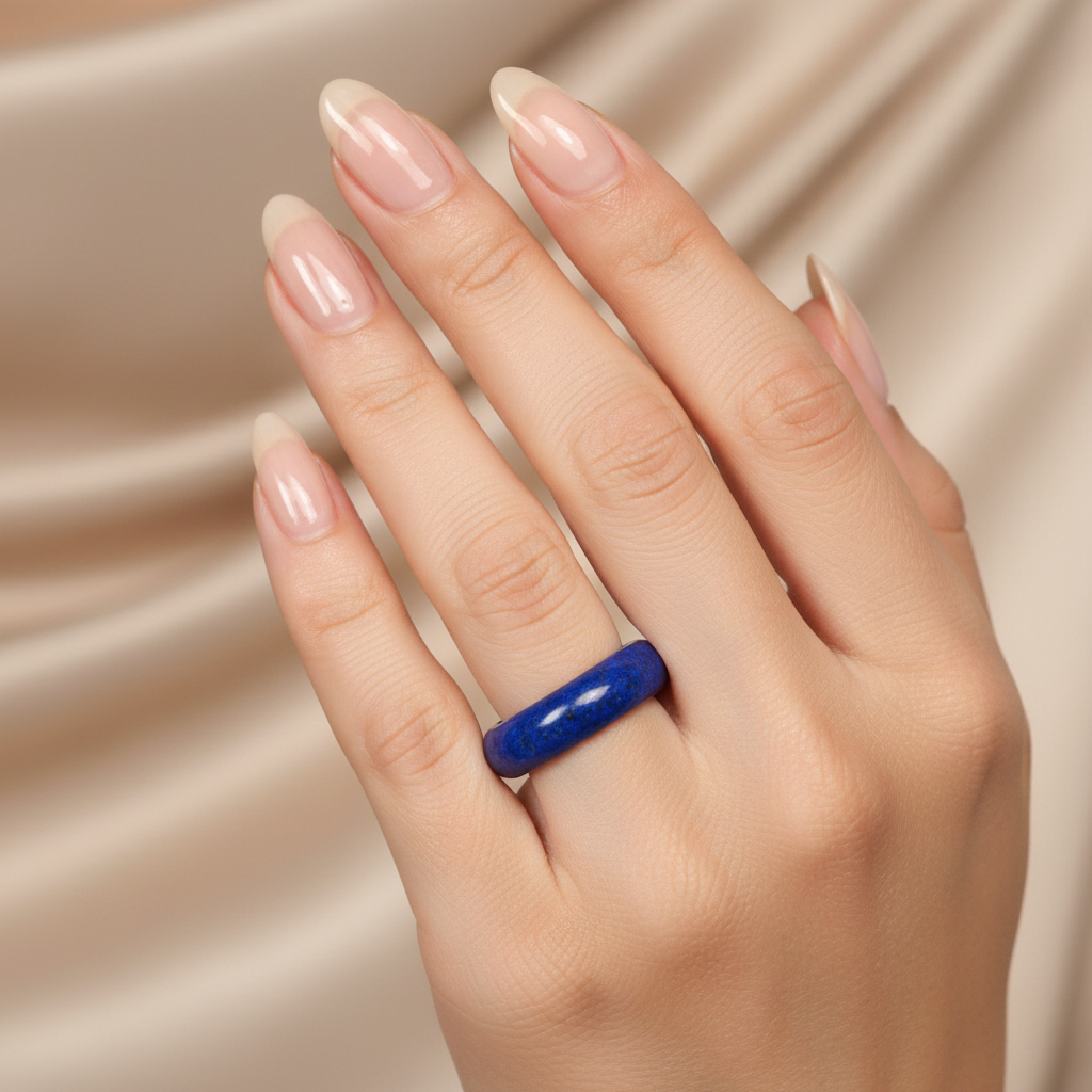BAGUE EN LAPIS-LAZULI - Anneau Pur