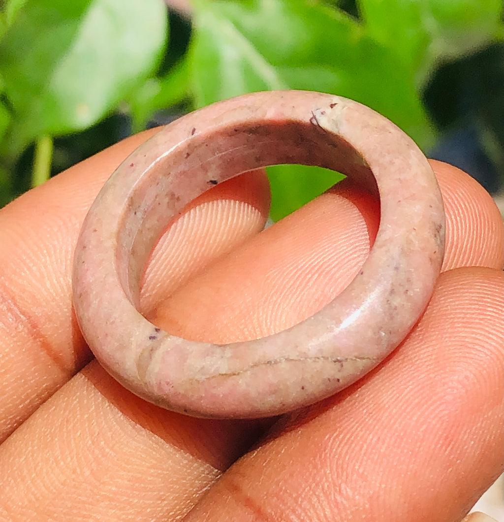 Bague en Rhodonite - Anneau Pur