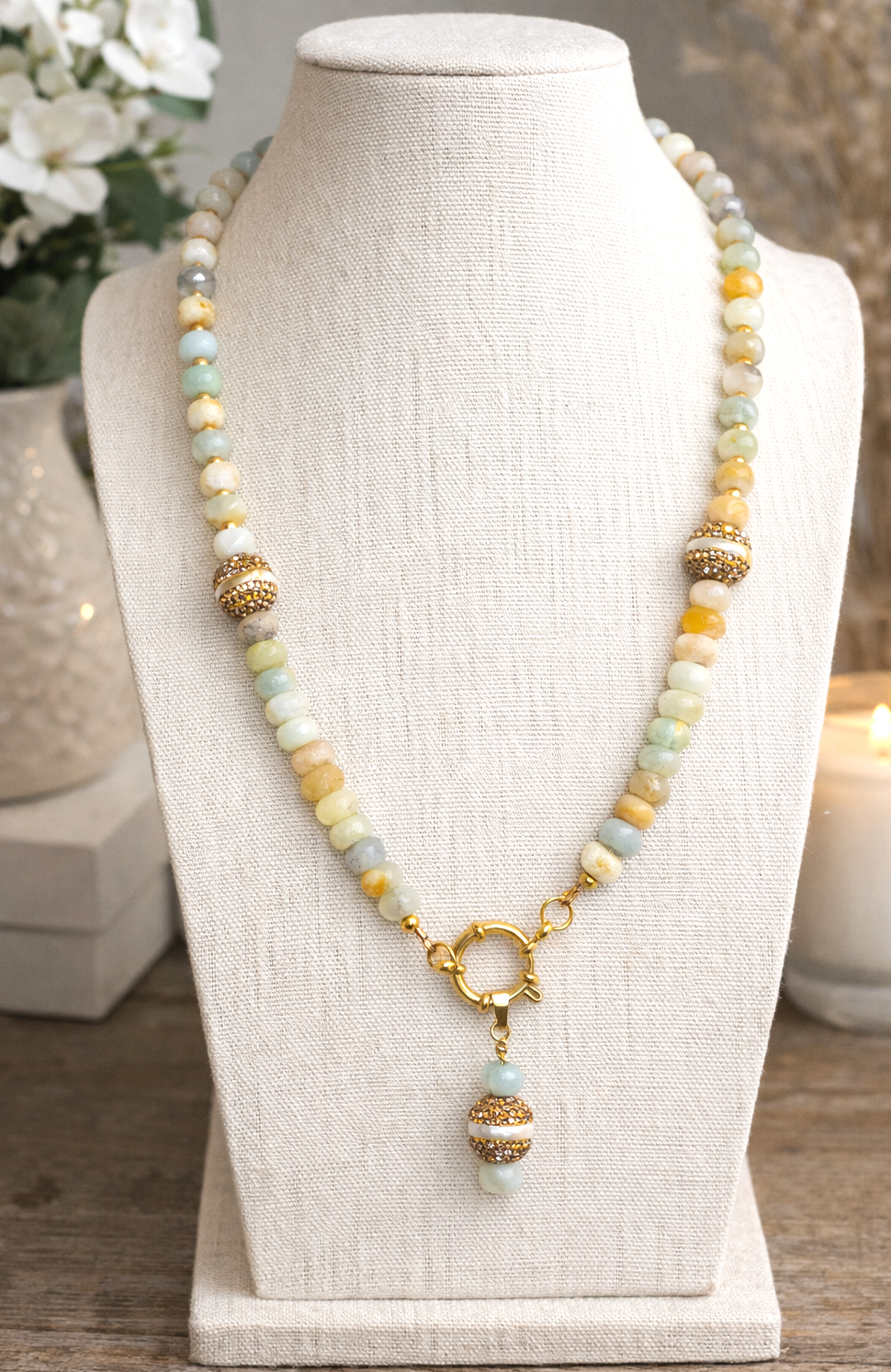 Aventurine Serenity - Aventurine & Plaqué Or