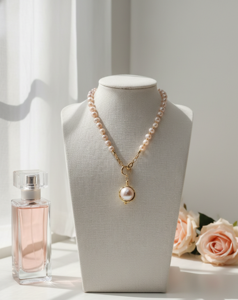 Royal Luster - Perles D’Eau Douce & Argent S925 Doré