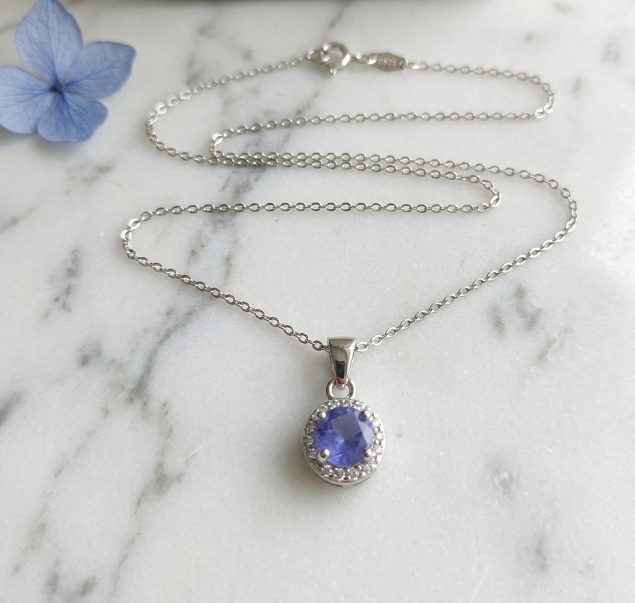 Aura de Tanzanite - Tanzanite & Argent Rhodié