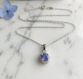 Aura de Tanzanite - Tanzanite & Argent Rhodié