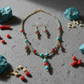Triple Radiance Duo - Turquoise, Agate & Acier Inoxydable