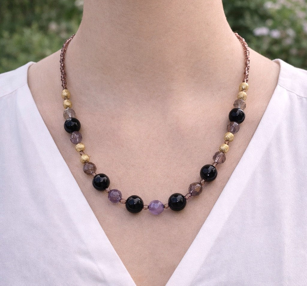 Royal Purple - Améthyste & Plaqué Or