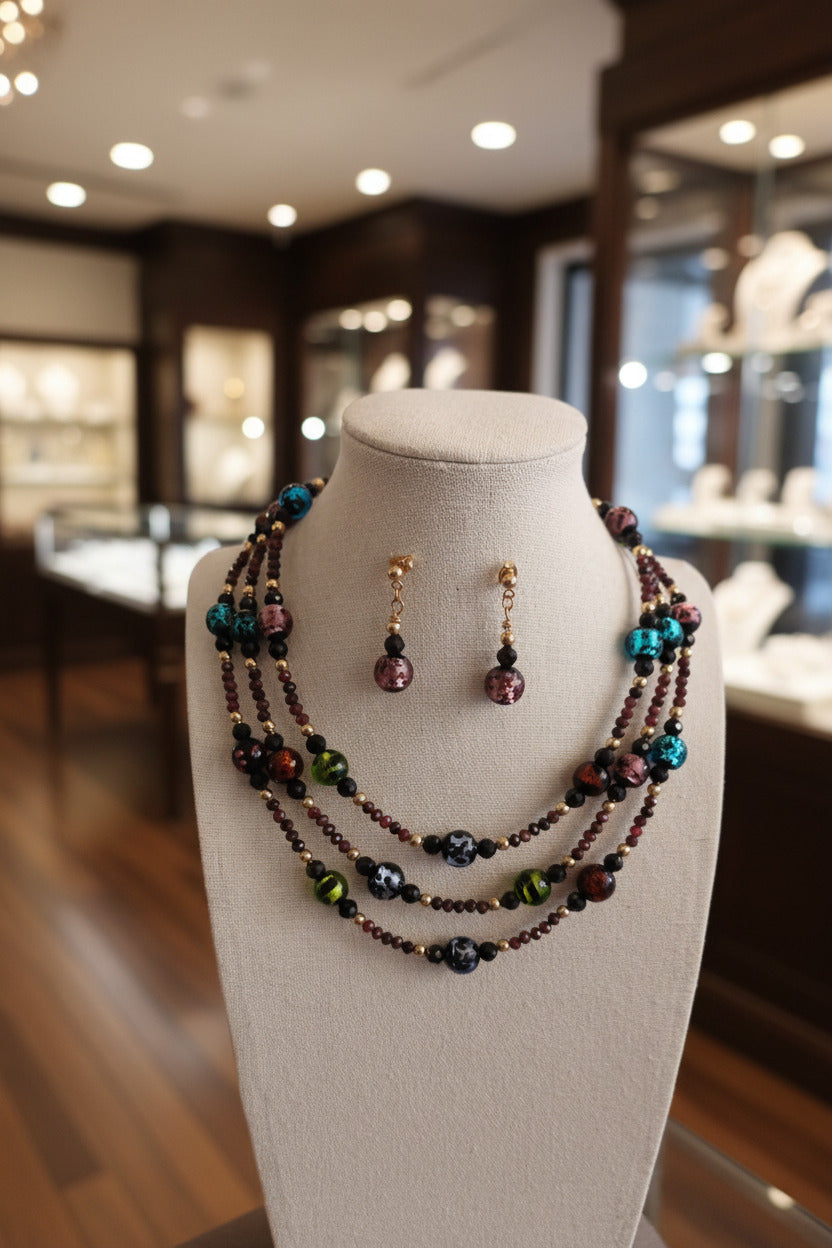Artist Ensemble - Rubis & Laiton Serti De Zirconium
