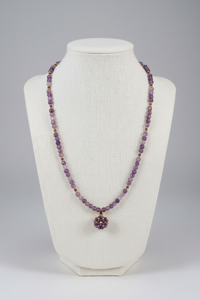 Ensemble Royal Amethyst - Améthyste & Plaqué Or 24K