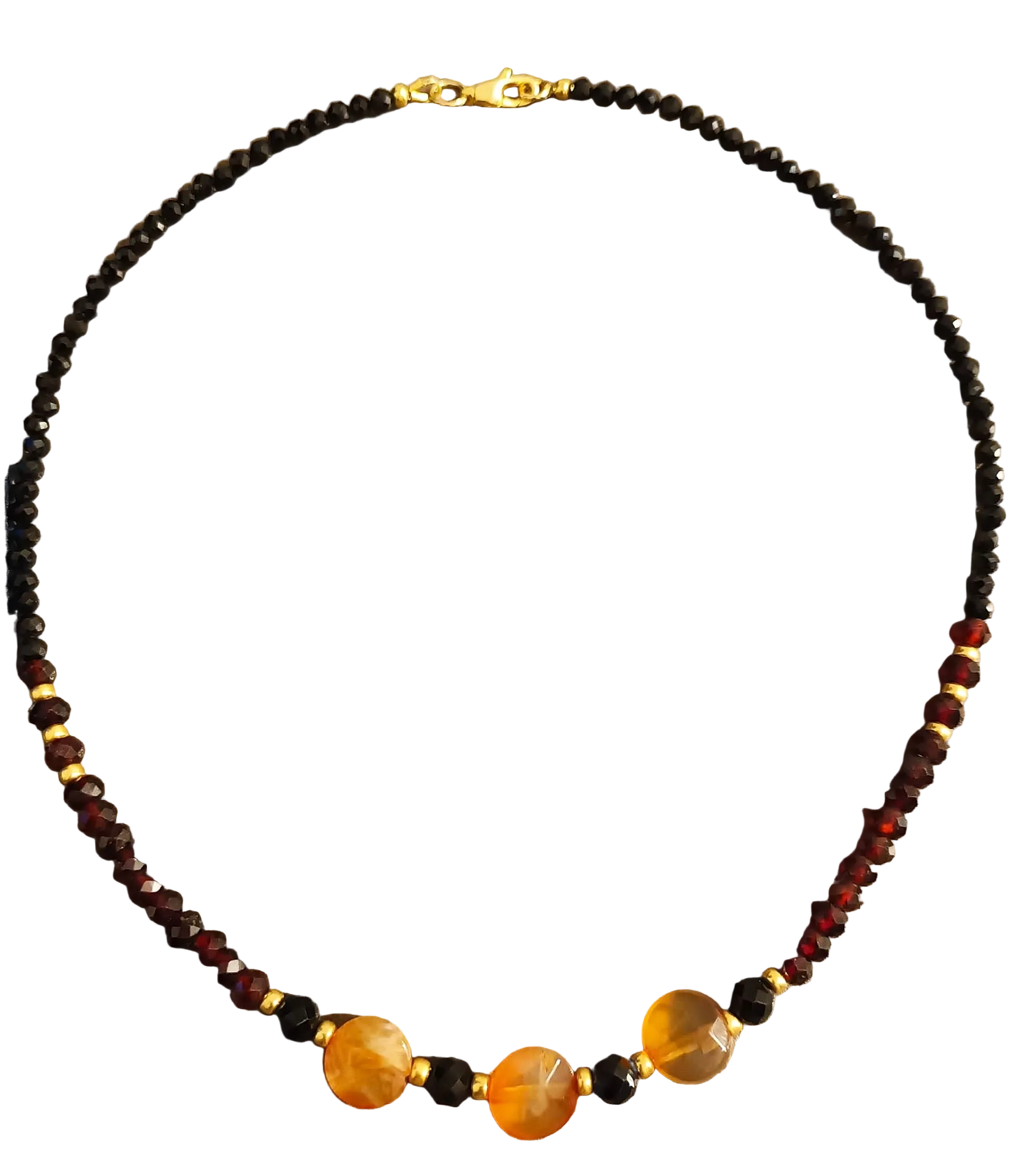Collier Élégance Rubis - Agate Rouge & Argent 925