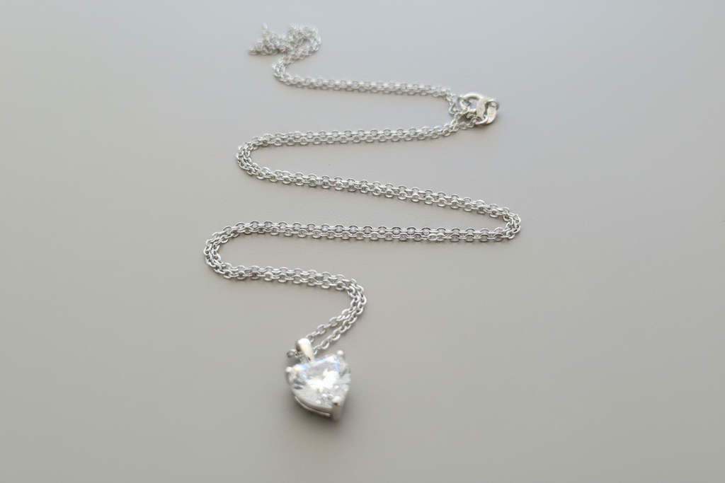 Parure "Cœur Éternel" – Éclat Diamant Zirconium & Argent 925