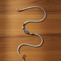 Bleu Majestueux - Lapis Lazuli, Aquamarine & Acier Inoxydable