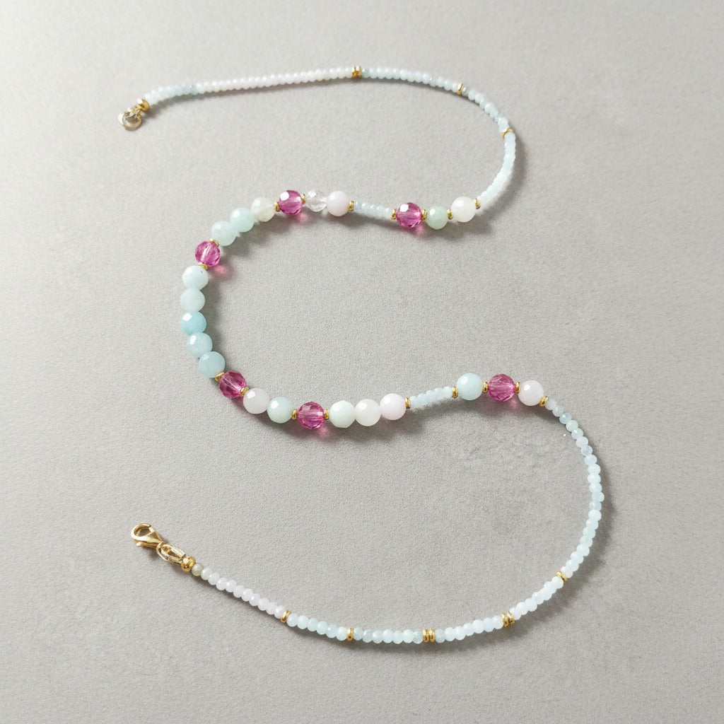 Parure Élégance Rosée - Morganite & Argent S925