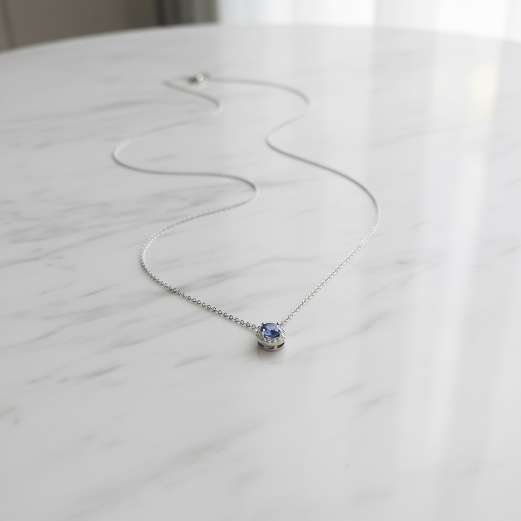 Aura de Tanzanite - Tanzanite & Argent Rhodié