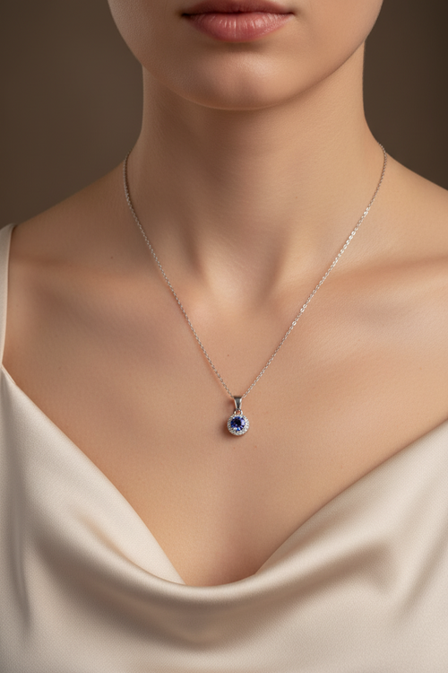 Aura de Tanzanite - Tanzanite & Argent Rhodié