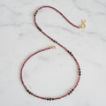 Necklace Grenat & Spinelle - Laiton Doré